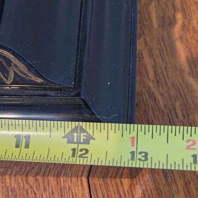 Antique Iron Case Clock with Key