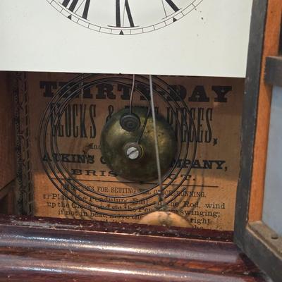 Vintage Atken Clock Co. Kitchen Mantel Clock