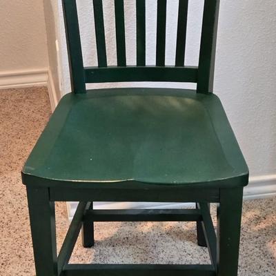 Green Wood Chair