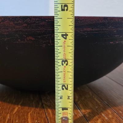 Large Black with Red Accents Bowl