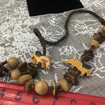 Vintage Carved Necklace