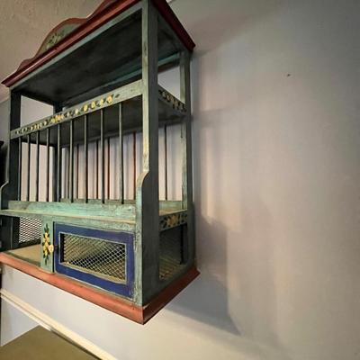 Painted Wood Display Rack (DR-MG)