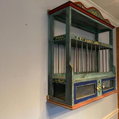 Painted Wood Display Rack (DR-MG)
