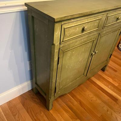 Green Painted Buffet Cabinet (DR-MG)