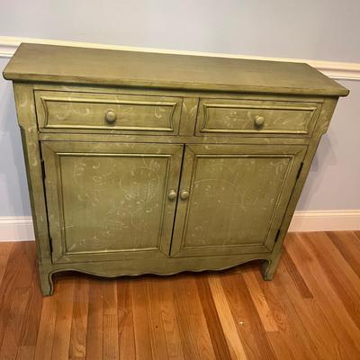 Green Painted Buffet Cabinet (DR-MG)