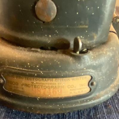 Vintage Protectorograph Check Writer