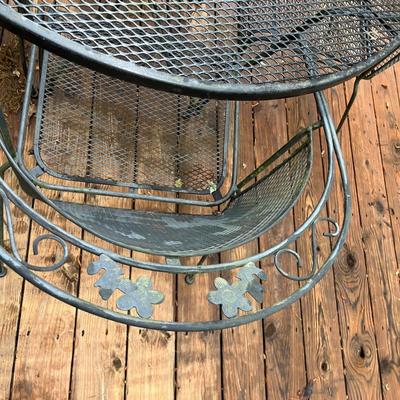 Iron Patio Table & Chairs (D-MG)