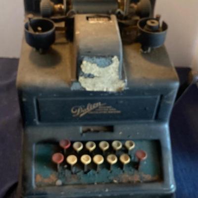 Vintage Dalton Listing and Calculating Machine