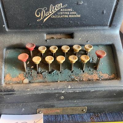 Vintage Dalton Listing and Calculating Machine