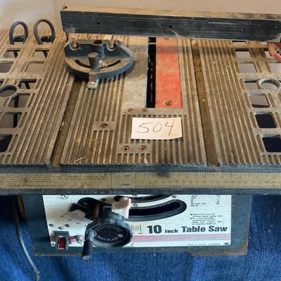 10” Table Saw