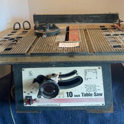 10” Table Saw