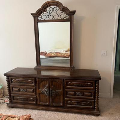 San Marco Dresser & Mirror (P-MG)