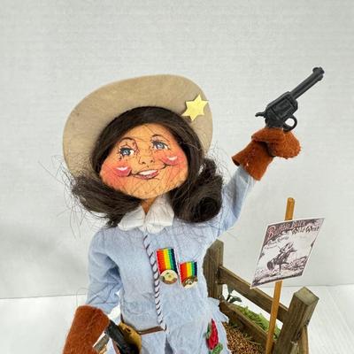 312 Large Limited Edition ANNALEE Doll “ Annie Oakley” #407