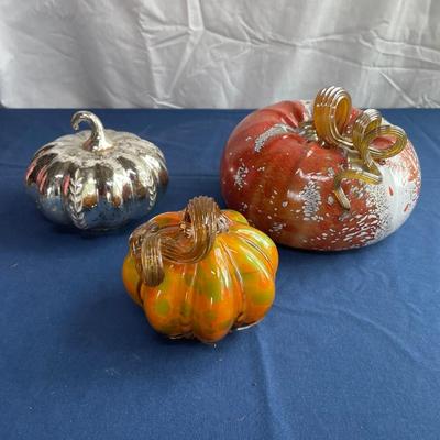 Glass pumpkins