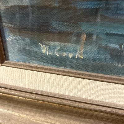 Painting of Habor by M. Cook