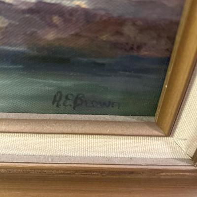 R.E. Brown Painting