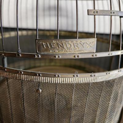 Vintage Hendryx New Haven Conn Bird Cage