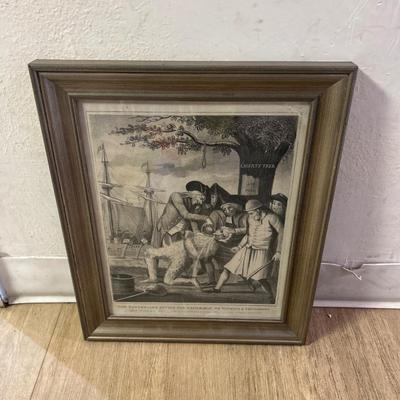 Bostonian Tar and Feathering Print