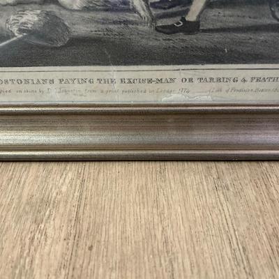 Bostonian Tar and Feathering Print
