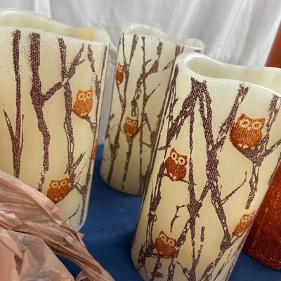 Large box of fall decor