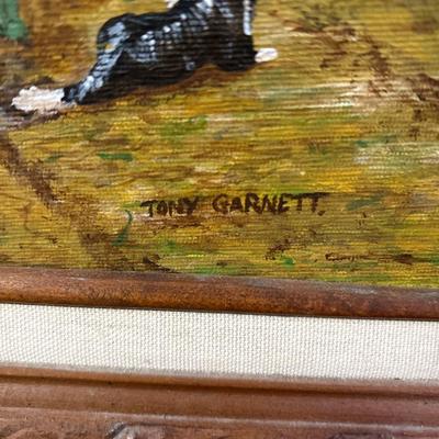 Tony Garnett painting of farm