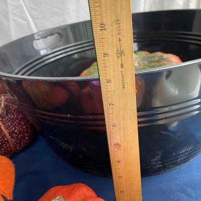 Pail of pumpkins