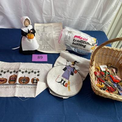 Cross stitch items