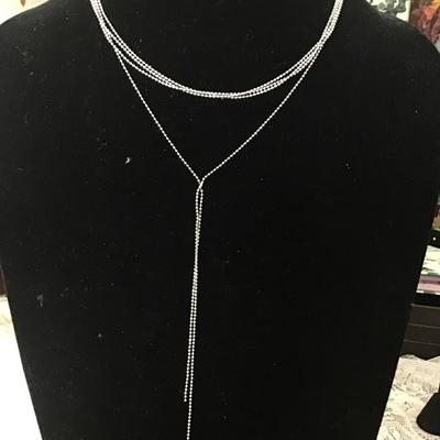 Sparkly very cute nine lives choker necklace