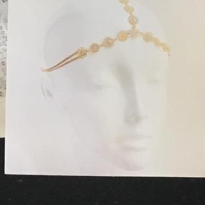 Gold toned Head chain