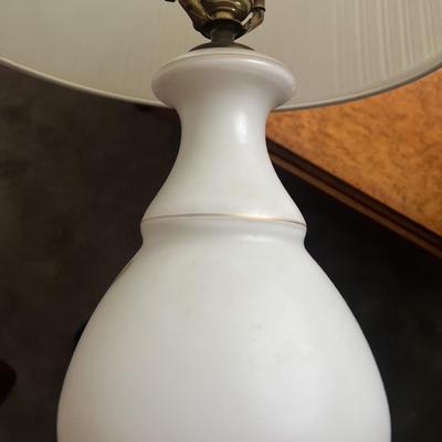 Vintage Hand Painted Milk Glass