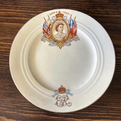 Coronation Elizabeth II Small Plate