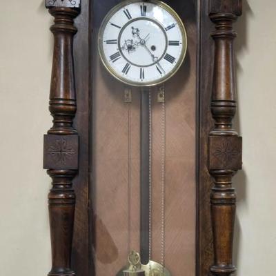 Antique Vienna Regulator Wall Clock