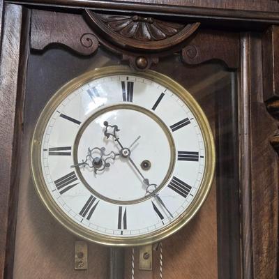 Antique Vienna Regulator Wall Clock