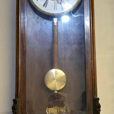 Antique GUSTAV BECKER WALL CLOCK