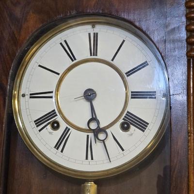 Antique GUSTAV BECKER WALL CLOCK