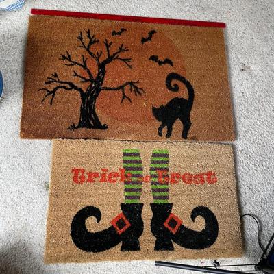 Halloween door mats