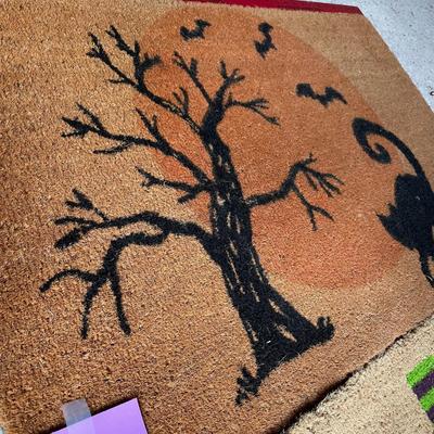 Halloween door mats