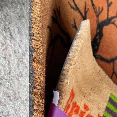 Halloween door mats