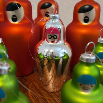 Vintage CB2 Christmas Ornaments