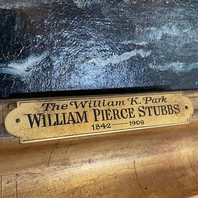 LOT 7L: ORIGINAL William Pierce Stubbs Signed Oil Painting - 