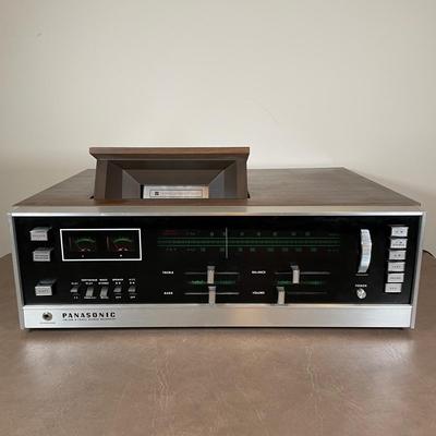 LOT 13L: Panasonic Fm/Am 8 Track Stereo Recorder w/ Speakers Model RS82OS