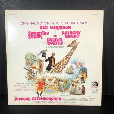 LOT 21L: Collection of Vintage Soundtrack & Kid's Vinyl Records: Mary Poppins, Doctor Dolittle, Wizard of Oz & More