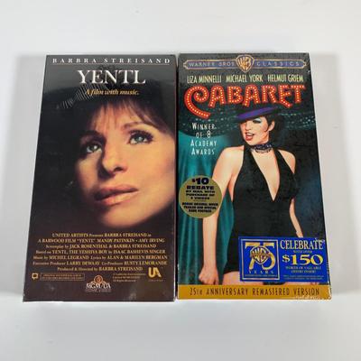 LOT 83 B: Musical VHS Collection (Sealed): Fiddler On The Roof, Cabaret, West Side Story, My Fair Lady, The Music Man, Yentl, The Sound...