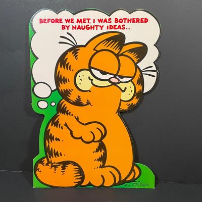 LOT 112B: Garfield Character & Quote 1978 Signs (5 signs)