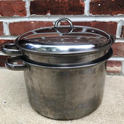 LOT 125G: Wok, Steamer Basket, Calphalon Pot & More