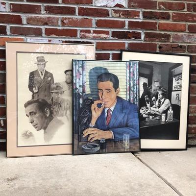 LOT 205D: Vintage Humphrey Bogart Prints & More