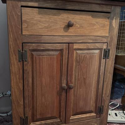 Wood Cabinet (second floor)