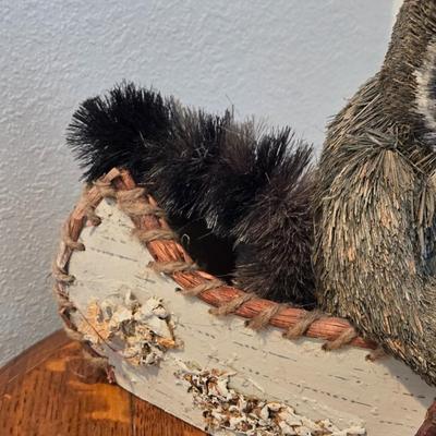 Birch Bark Canon with Paddling Raccoon