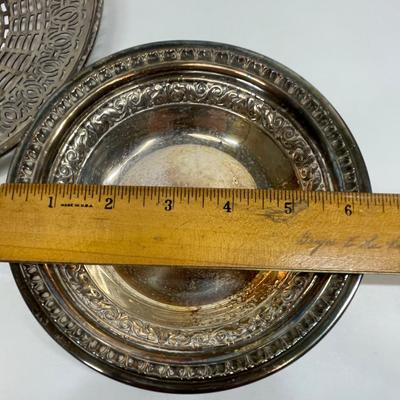 Lot of 3 Silver Plated serving pieces Reed & Barton Sheffield Apollo Nickel Silver