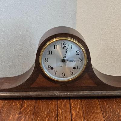 Antique Sessions Dulciana Tambor Shape Mantel Clock